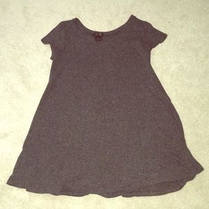 Aqua cotton mini dress